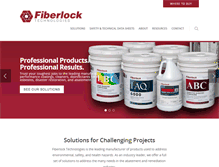 Tablet Screenshot of fiberlock.com